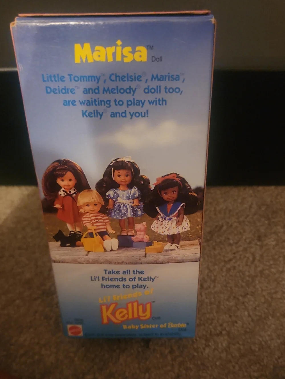 Mattel Marisa Doll in Blue Polka Dot Dress with Pink Accents Lil Friends Of Kell